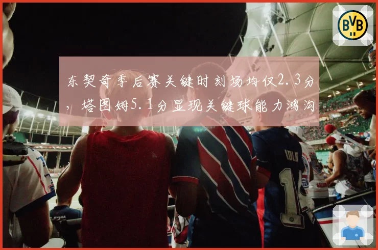 东契奇季后赛关键时刻场均仅2.3分，塔图姆5.1分显现关键球能力鸿沟